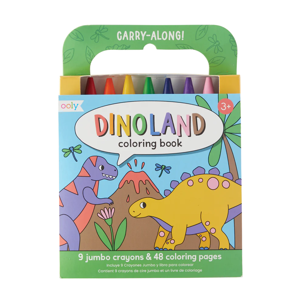 Carry Along Colouring Book Set | Dinoland