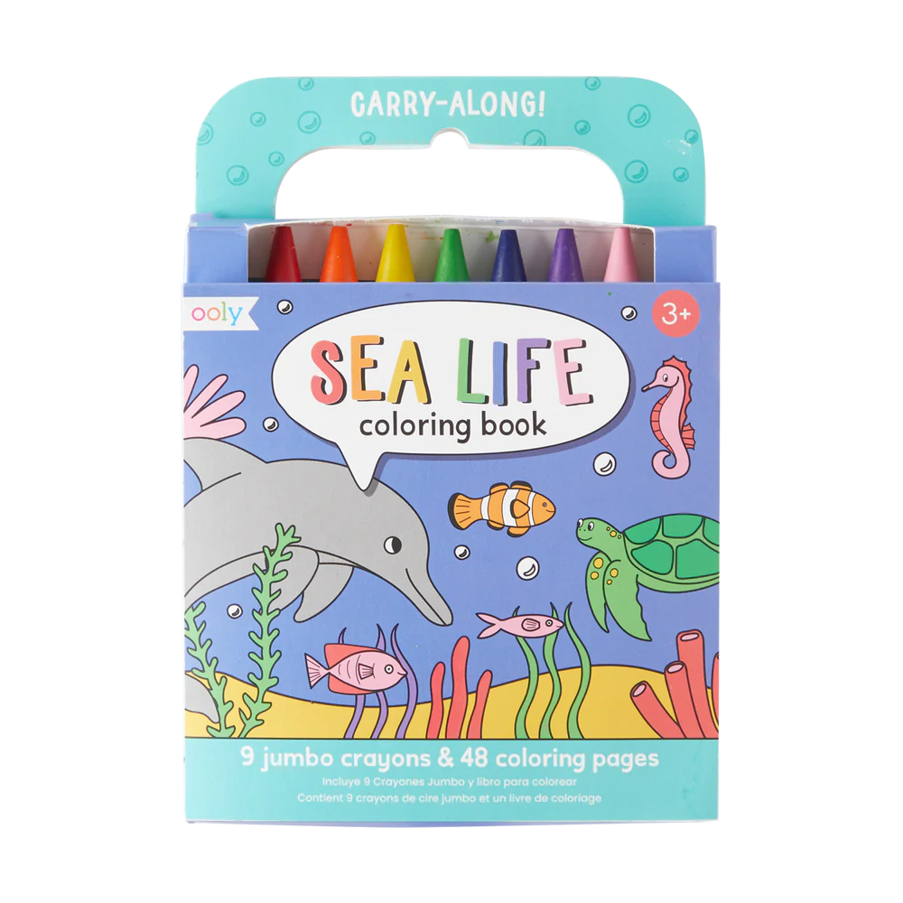 Colouring Book Set - Sea Life