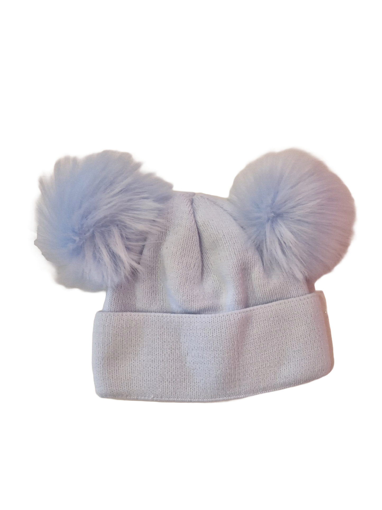 Cosy PomPom Hat | Ice Blue