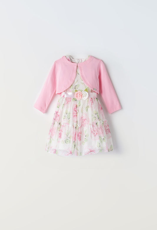 Dress + Bolero | Pink Floral Dream