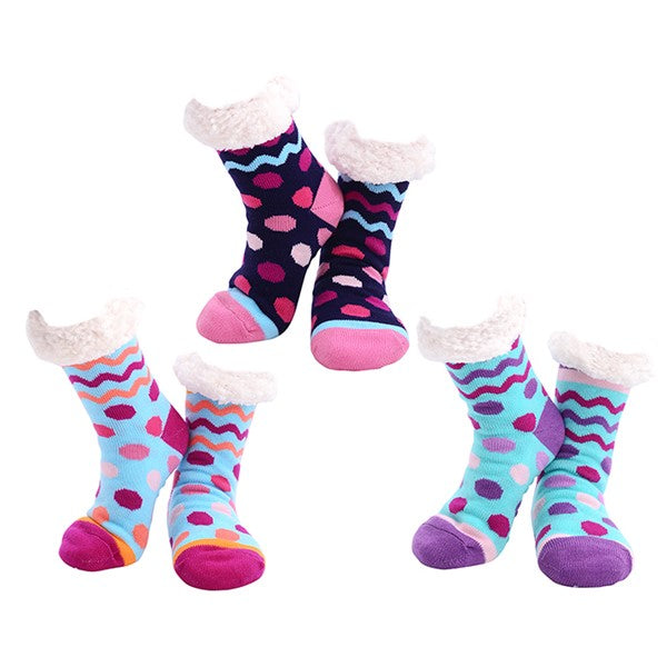 Kids Slipper Socks | Squiggles + Dots