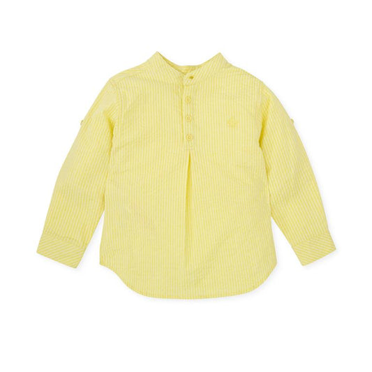 Half-Button Down Shirt | Lemon