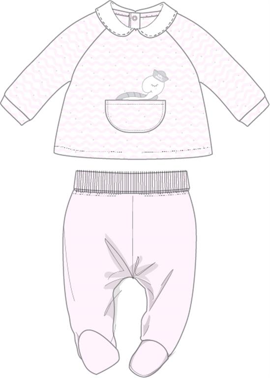 Little Turtle Two-Piece | Pink
