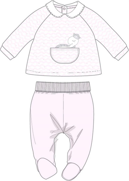Little Turtle Two-Piece | Pink