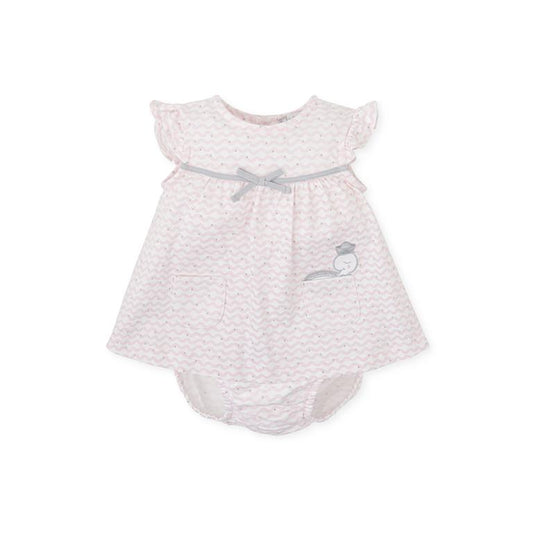 Little Turtle Dress + Briefs | Pink