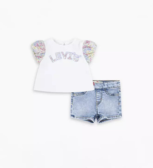 Shorts + T-Shirt Set | Floral Love