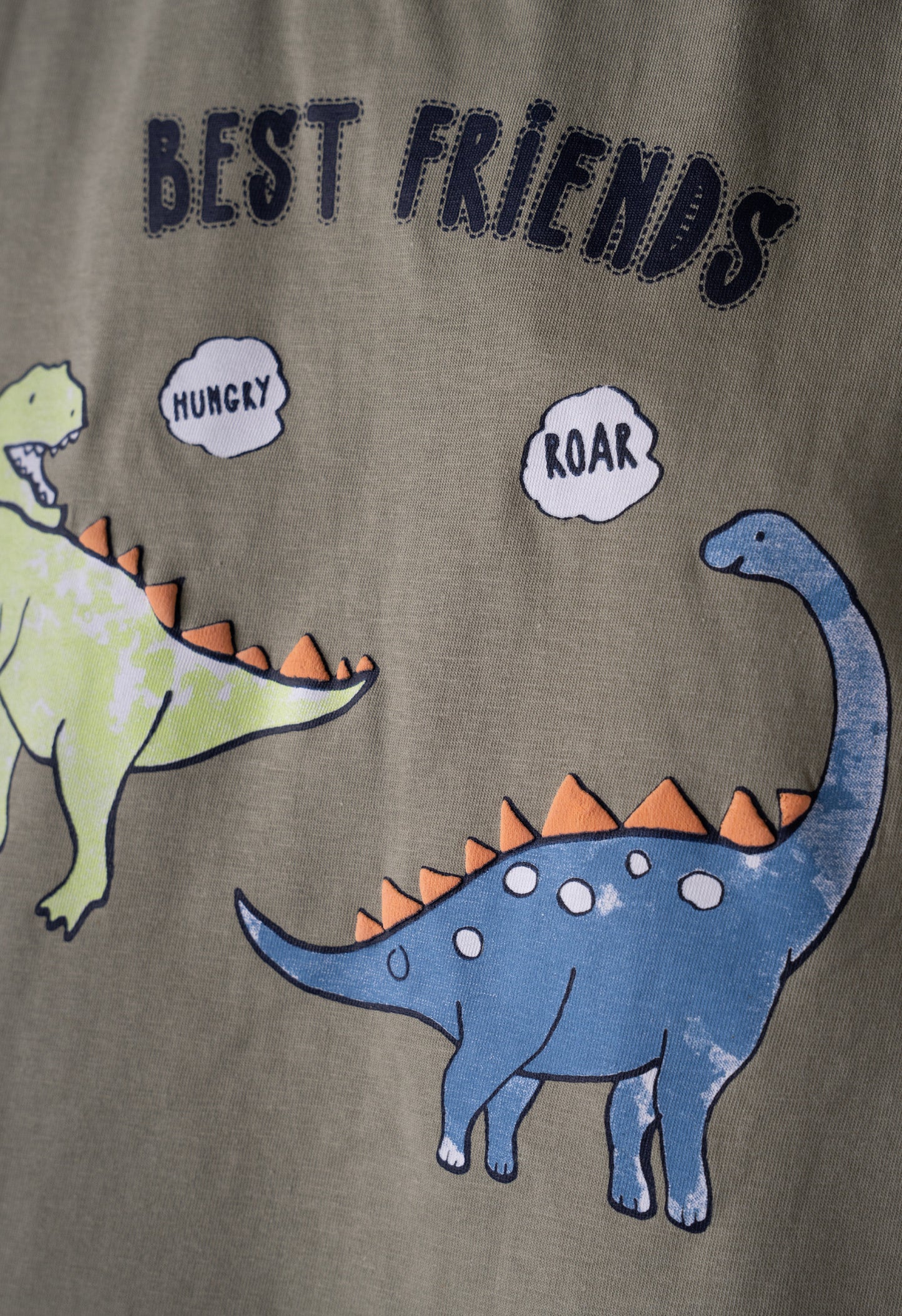 Dino Shorts, T-Shirt + Hat Set