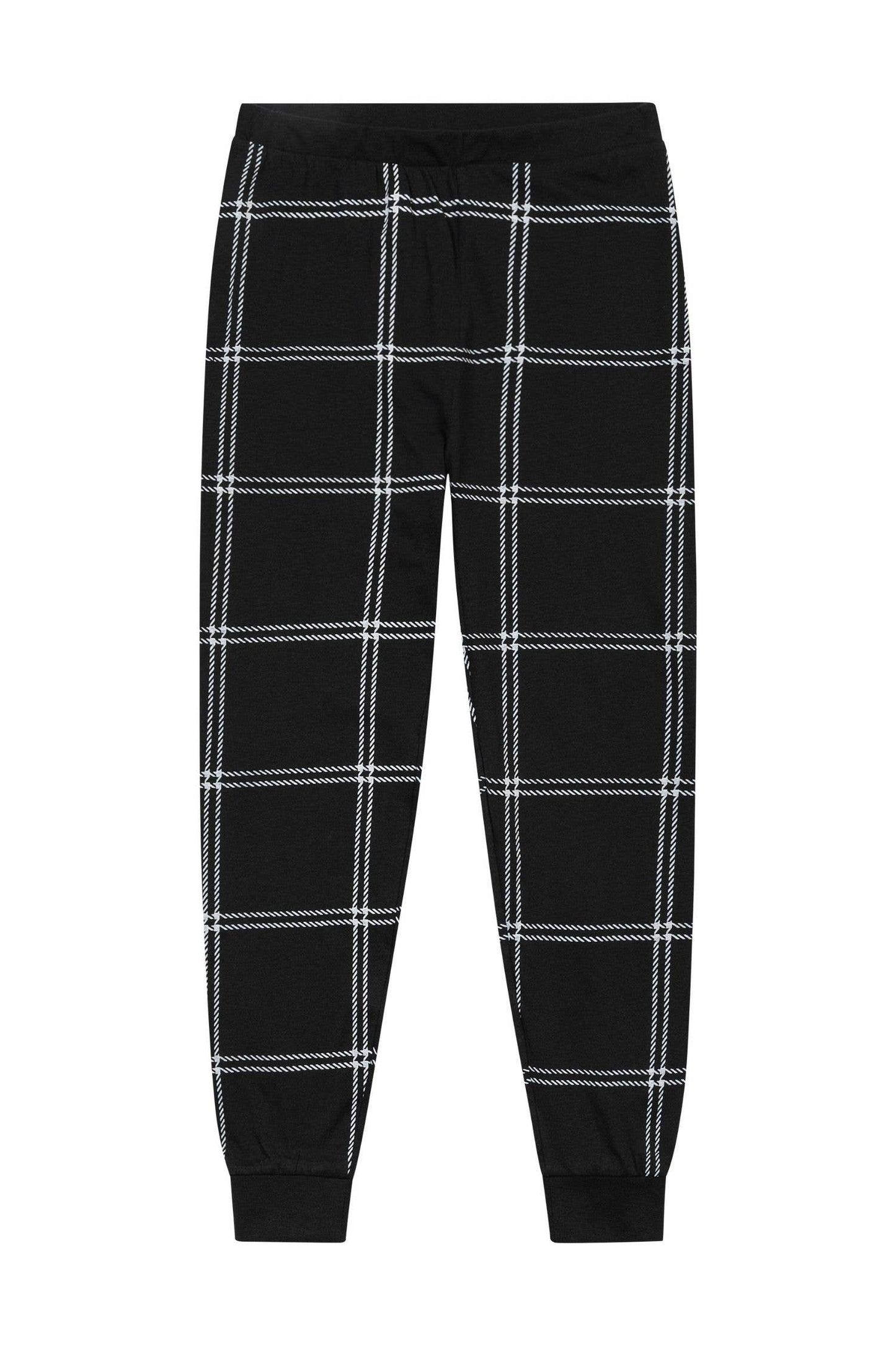 Printed Pyjama Set | Boys Black & White