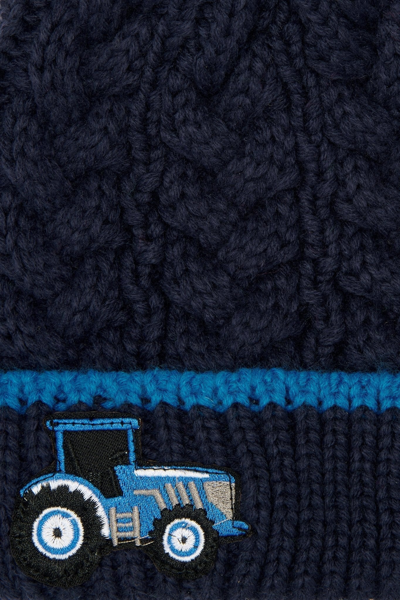 Bobbie Bobble Hat | Blue Tractor