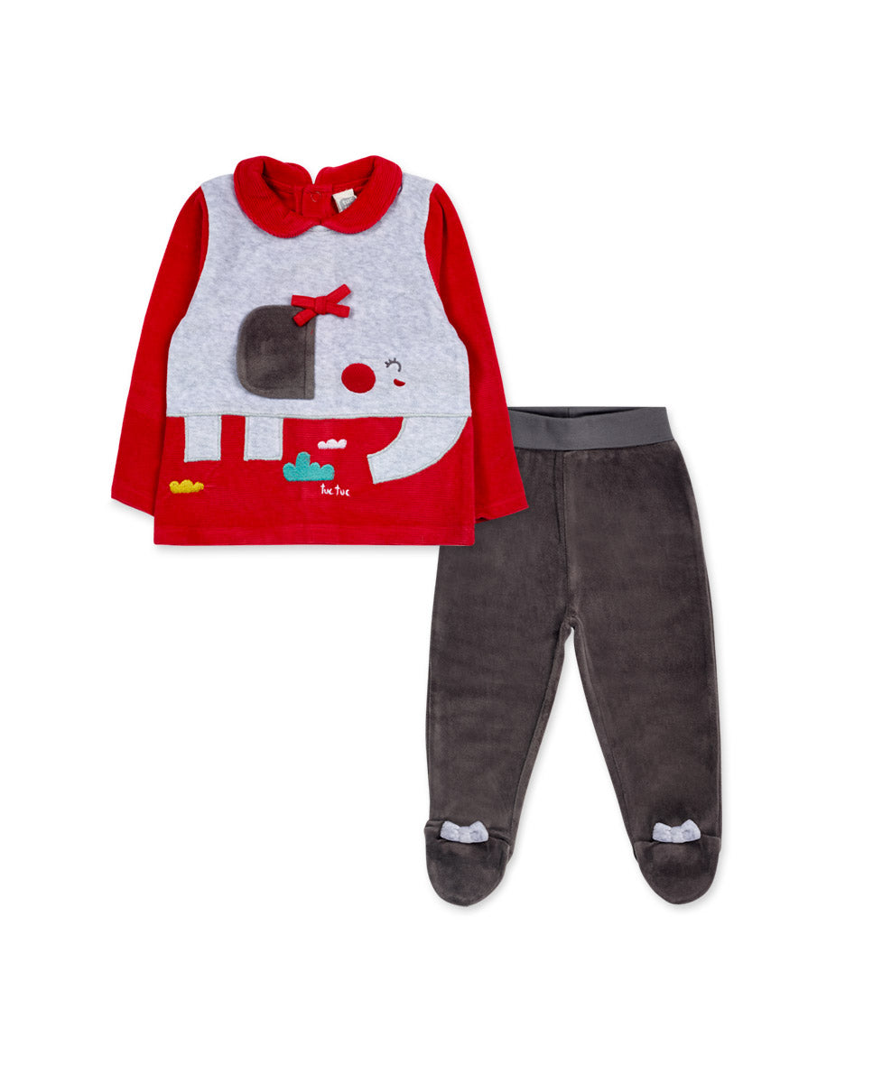 TucTuc Little Zoo | Cosy Two-Piece Set
