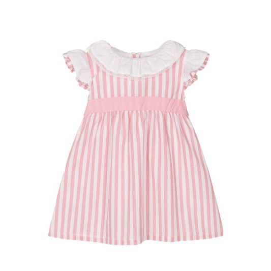 Dalia Dress | Pink Stripe