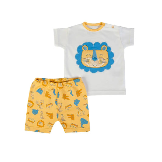 Blue In The Jungle Shorts & T-Shirt Set